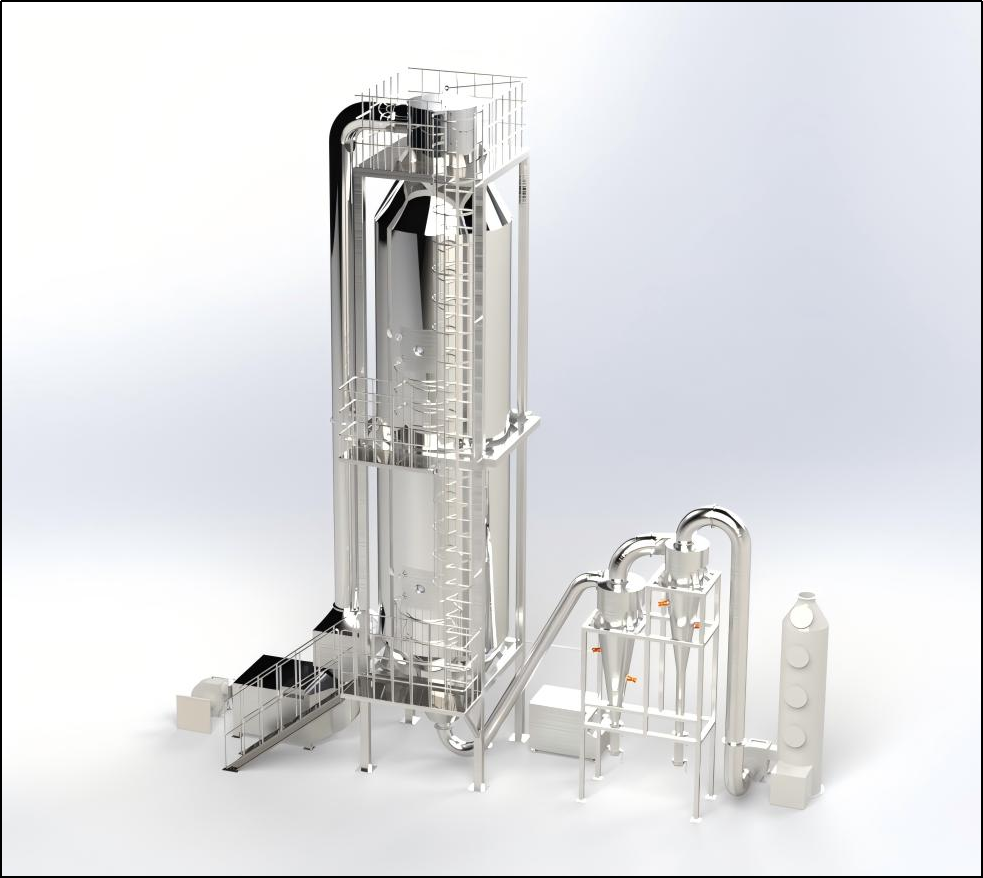 QUANPIN pressure spray dryer view 2