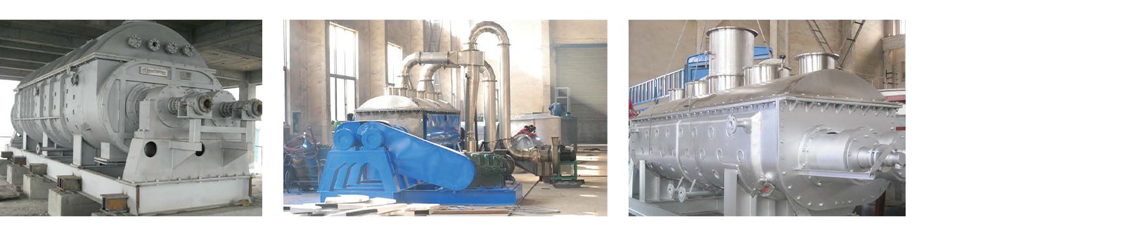 KJG hollow paddle dryer industrial installation gallery
