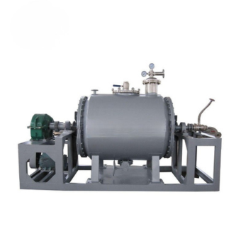 Vacuum paddle dryer configuration